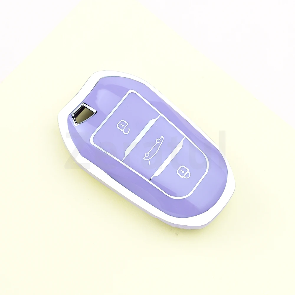 

TPU Car Key Case Cover Bag Keyless for Peugeot GTLine 408 508 2008 3008 207 307 407 208 308 4008 5008 RCZ Auto Shell Fob