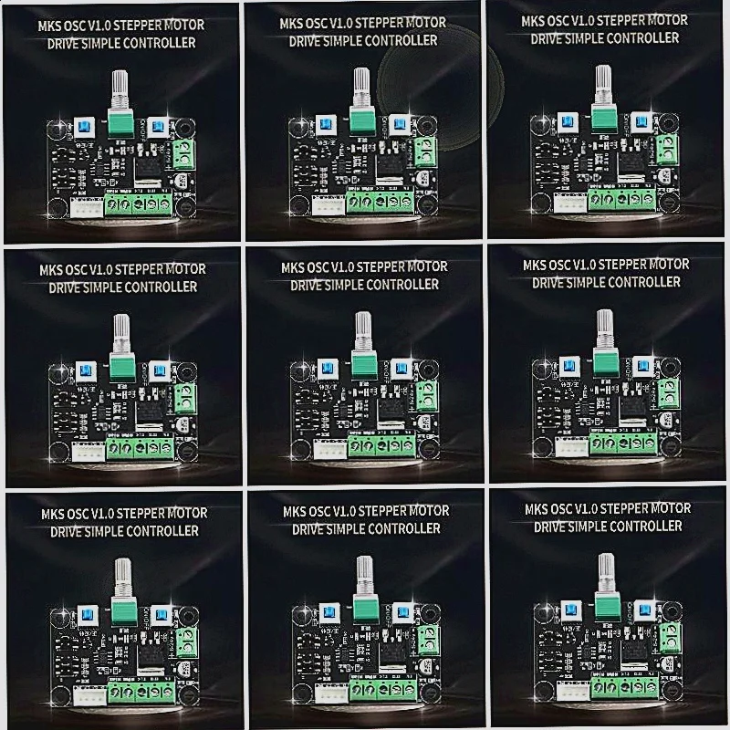 9Pack X(MKS OSC V1.0 Stepper Motor Drive Simple Controller Pulse PWM Signal Generator Module Speed Control 8-24V)