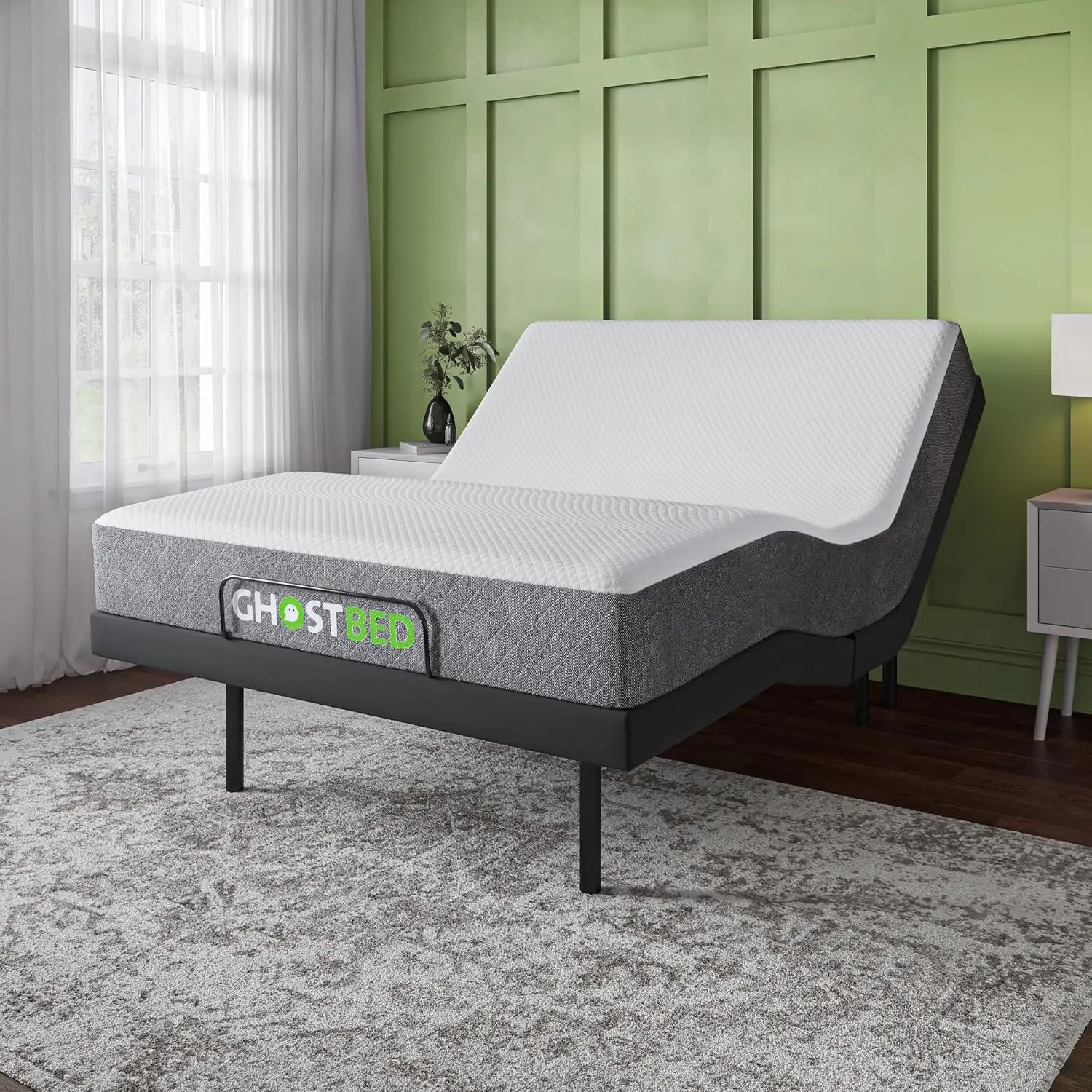 Queen Custom Adjustable Power Base 11 Inch Cooling Gel Memory Foam Mattress