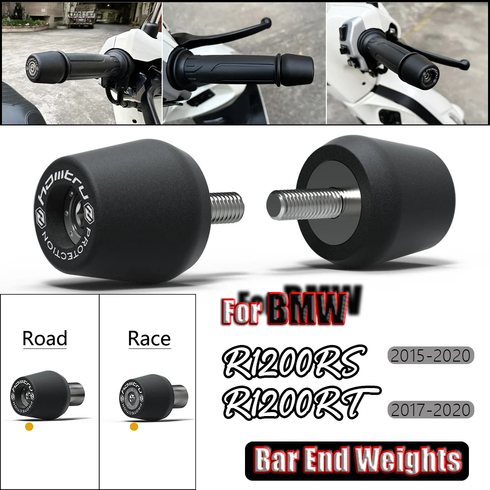 

For BMW R1200RS R1200R R1200RT Motorcycle Handlebar Grip End Handle Plug Weights Slider Plug Handle Bar End Weight Grips Cap