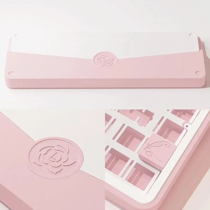 Love Letter Series Mechanical Keyboard Kit Custom Aluminum Alloy Shell Tri-mode Hot Plugging Wireless/wired FR4 Keyboard Kit