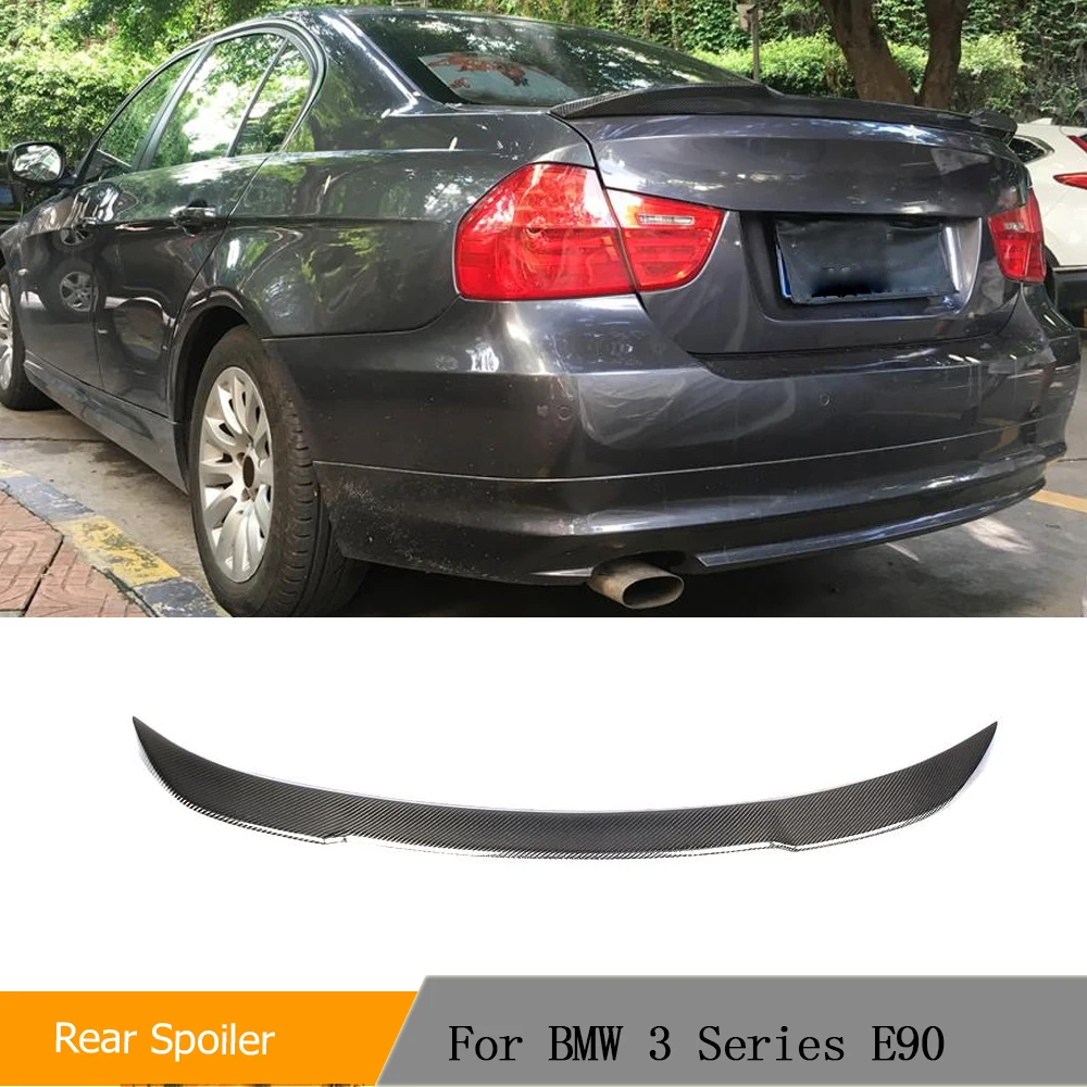 

Rear Trunk Spoiler Wing for BMW 3 Series E90 325I 328I 330I 335I M Sport M3 2005-2012 Carbon Fiber Rear Boot Highkick Spoiler