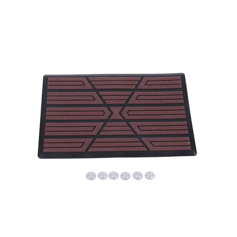 QM82 Universal Carpet Patch Foot Pedal Pads Auto Car Floor Anti-skid Mat Non-Slip Pad Car Truck Trailer Foot Heel Mat