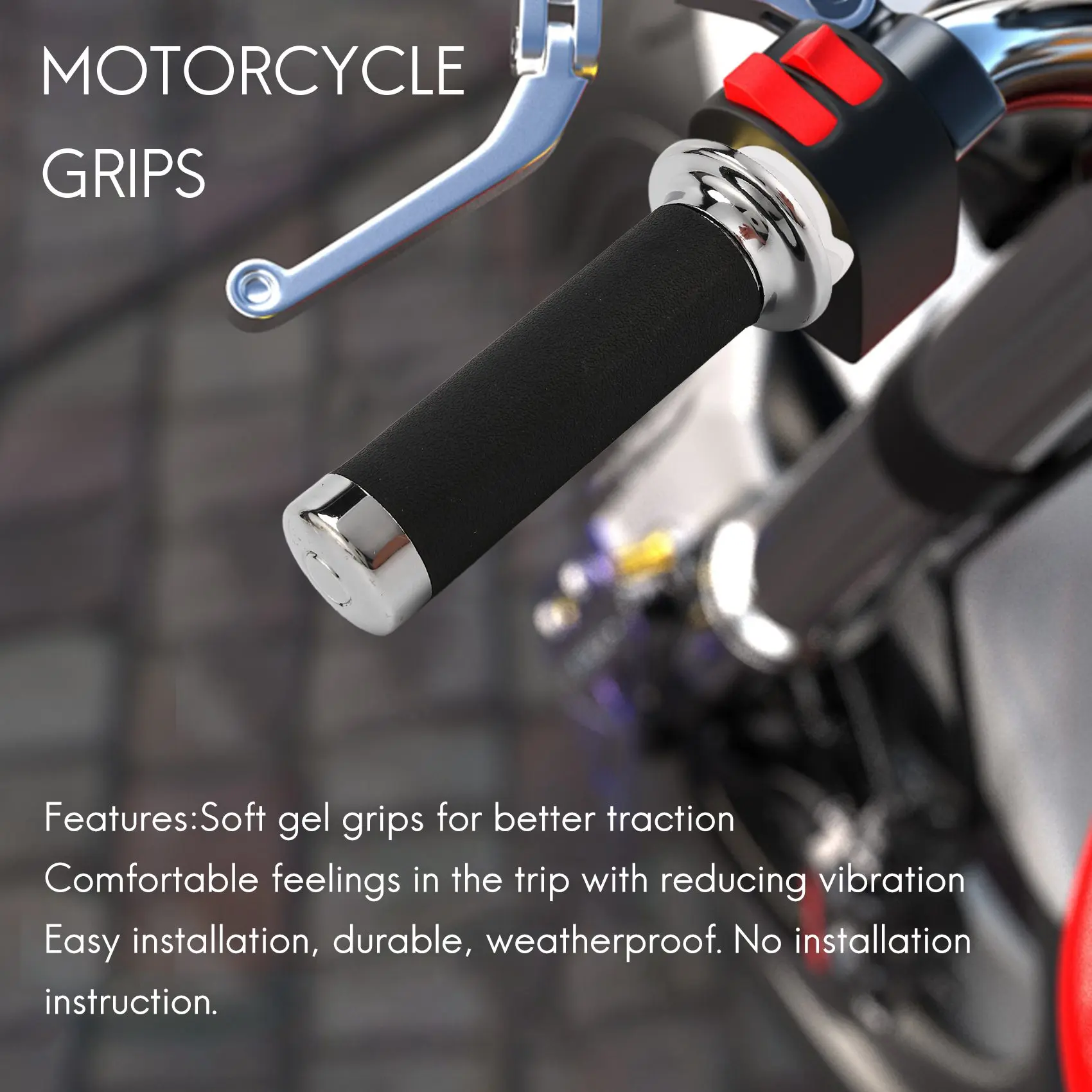 Motorcycle 1 Inch Hand Grip 25Mm For Honda Shadow VT/XVS 400/600/750/1100/1300 Magna