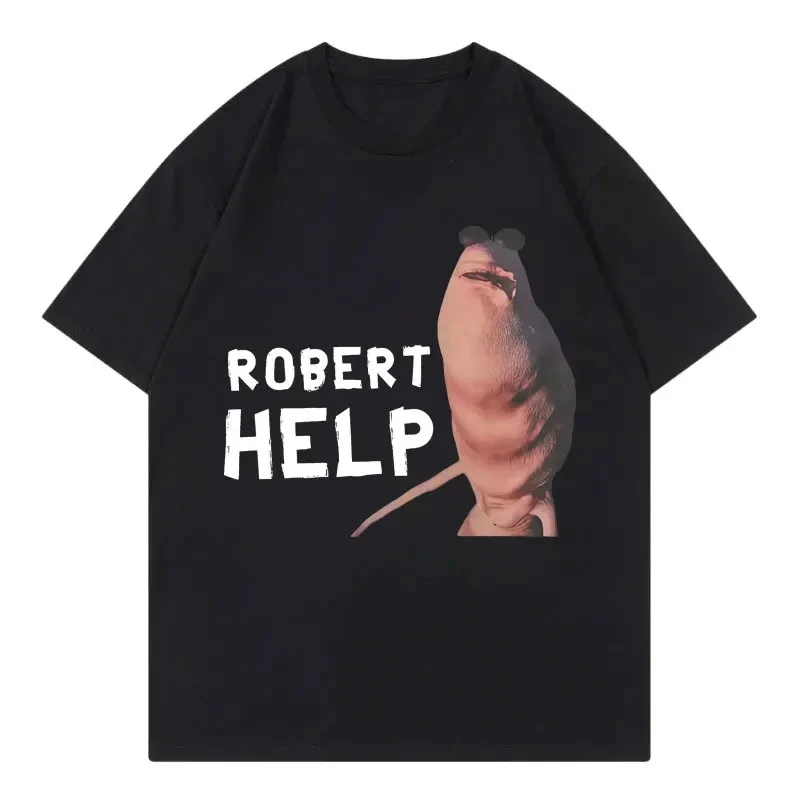 ماركوس الدودة مضحك ميمي تي شيرت مطبوع موضة الاتجاه قصيرة الأكمام الجولة الرقبة قمصان المرأة عادية التي شيرت الملابس #1