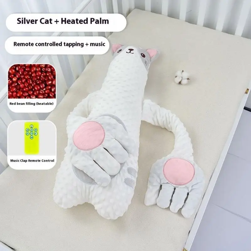 

L38E Cartoon Baby Sleep Toy Appease Hand Soother Doll with/without Music & Gentle Pat