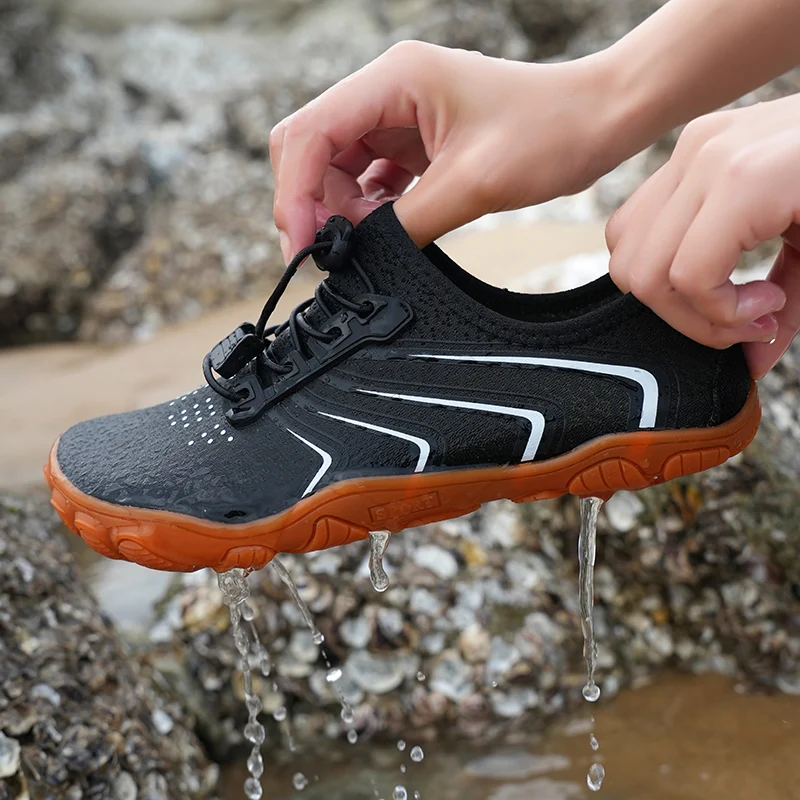 Mens Barefoot Beach Water Shoes Womens Lightweight Anti Skid Swimming Fitness Trainers Summer Unisex Quick-Drying Trekking Shoe
