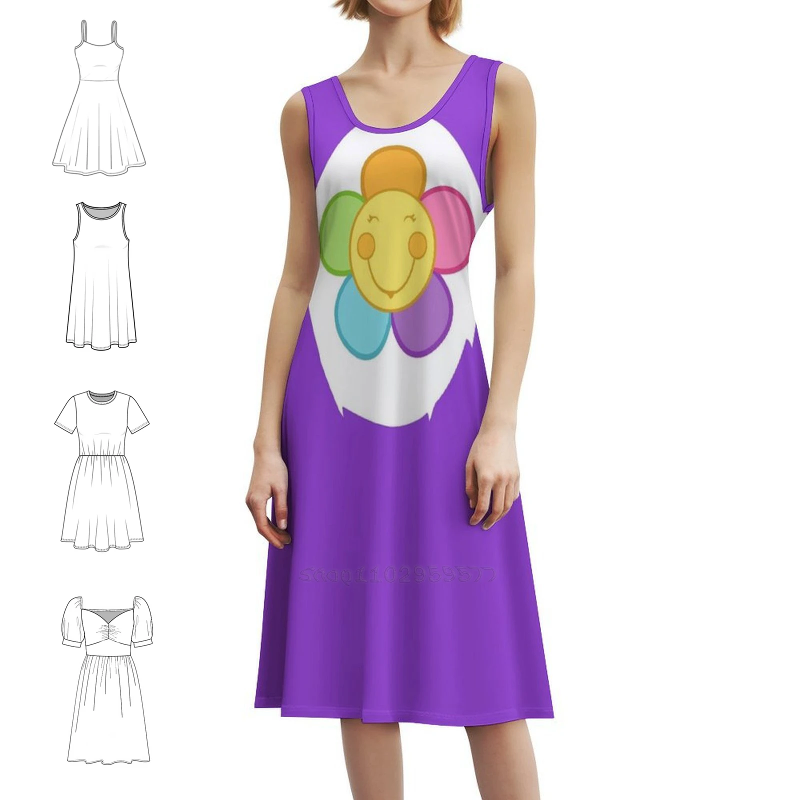 

Женское богемное платье без рукавов Living In Perfect Harmony, пляжные вечерние платья с принтом Cousins Harmony Harmony Bear 80S, женское