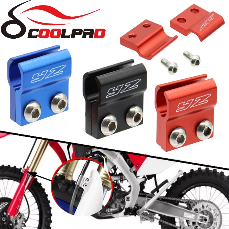 YZ freno anteriore tubo flessibile fascetta portacavi per Yamaha YZ 65 85 125 250 250F 450F 125X