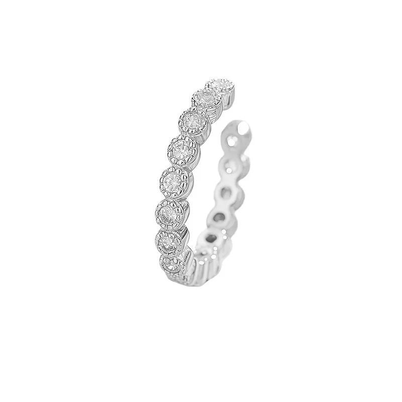 1Pcs 925 Silver Plated Ear Cuff Earrings Non-Piercing Crystal Cuff Ear Clip Earring For Women Party Jewelry eh218