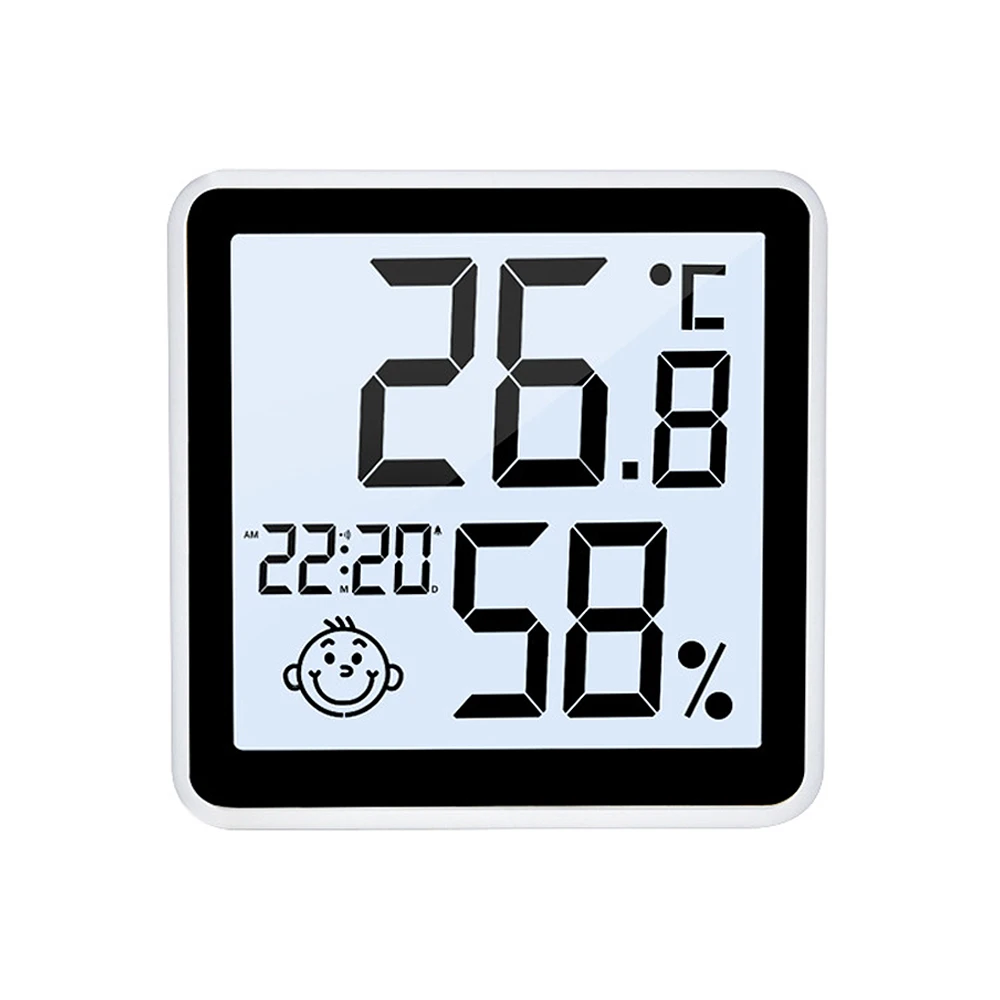 

Thermometer LCD Digital Temperature Room Hygrometer Gauge Sensor Humidity Meter -50~+70℃ 10~99%Rh for Office Warehous