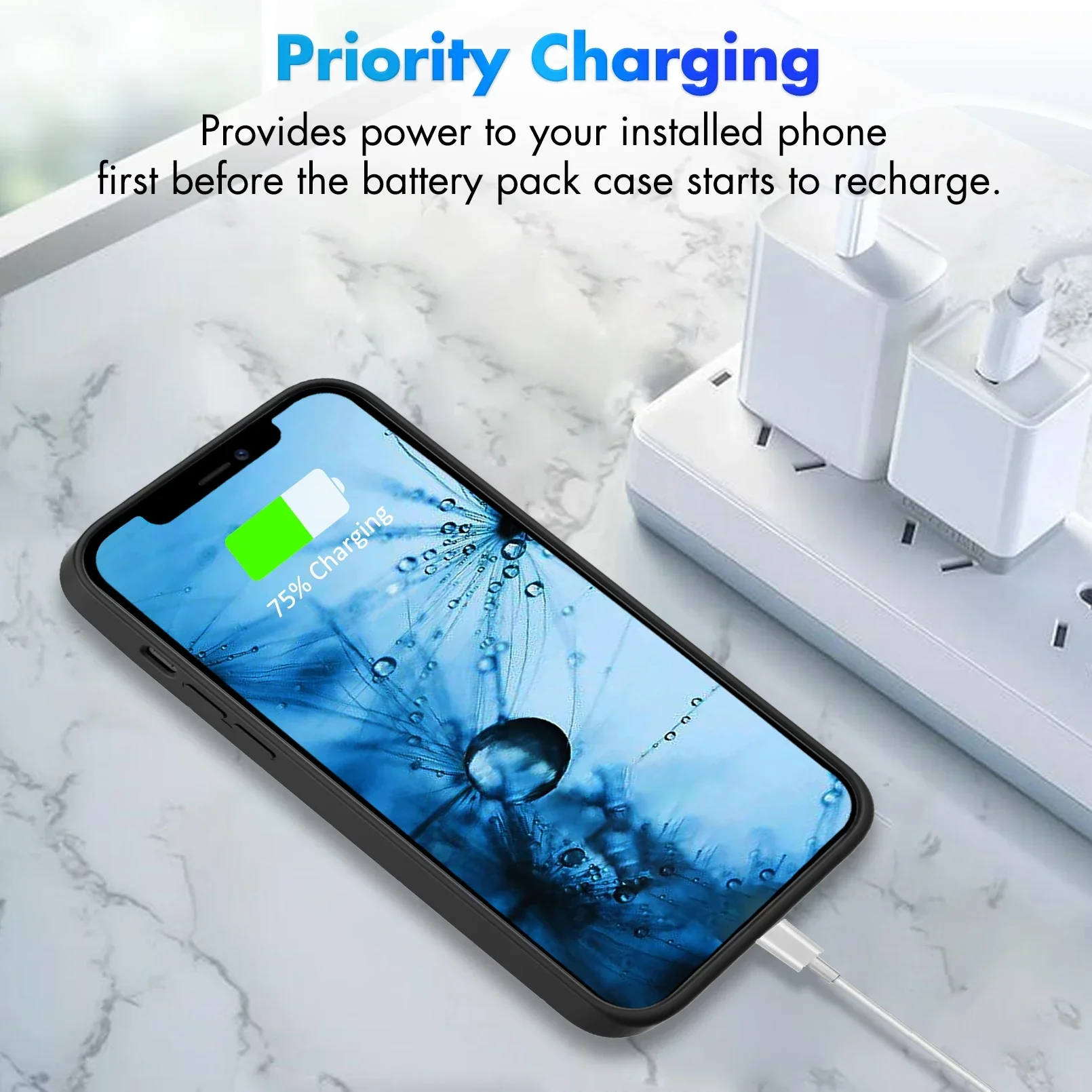 10000Mah For iPhone 12 Mini 12pro 12 Pro Max Battery Charger Case Power Bank Power Case For iPhone 12 Pro Max Battery Cases