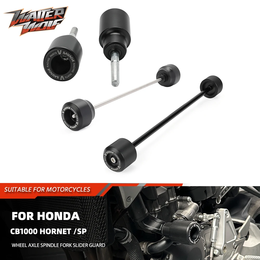 

2025 For Honda CB1000 Hornet /SP Motorycle Wheel Axle Spindle Fork Slider Guard Frame Sliders Crash Protector Falling Protection