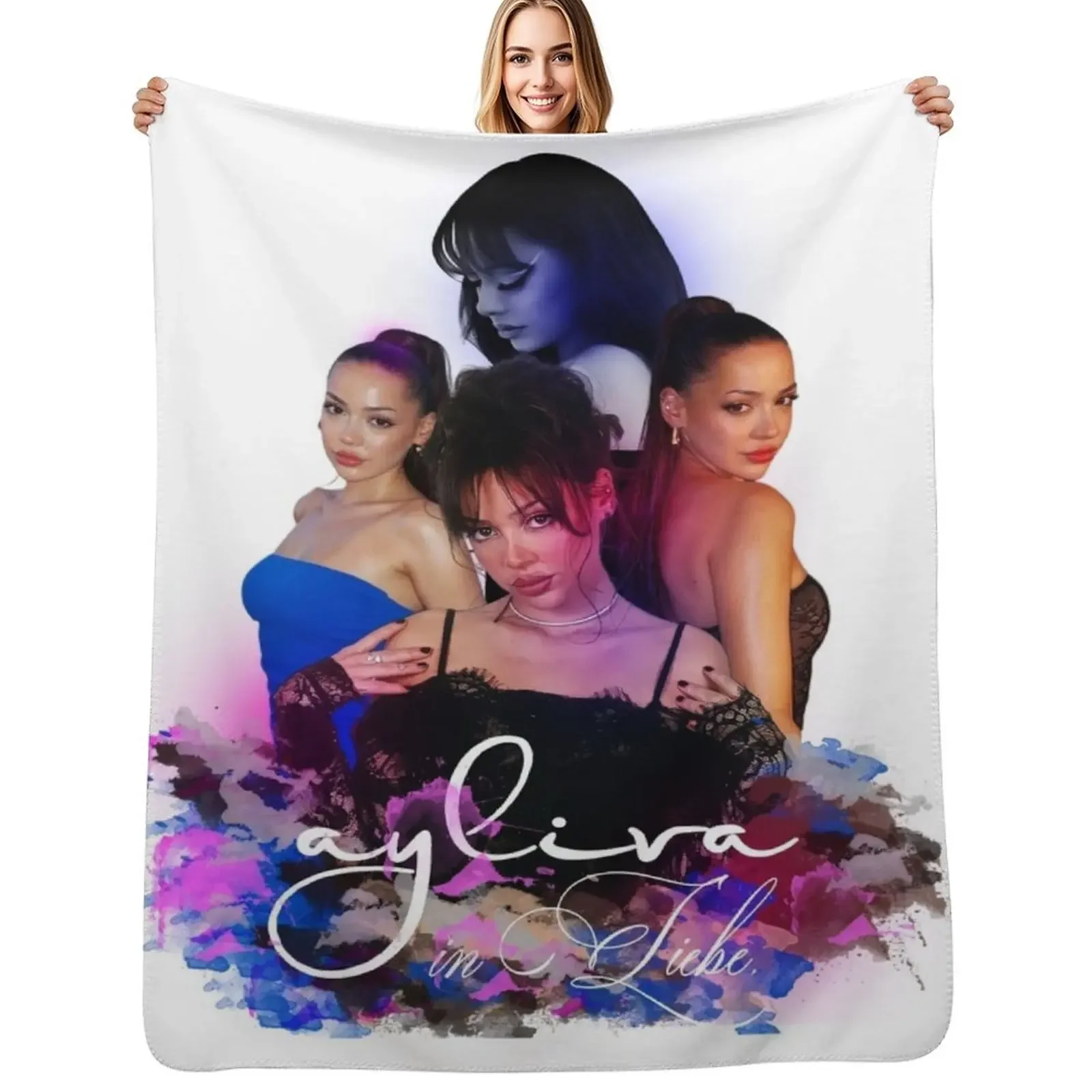 

Ayliva in Liebe 2024 Throw Blanket Furry Comforter Decorative Sofa Blanket