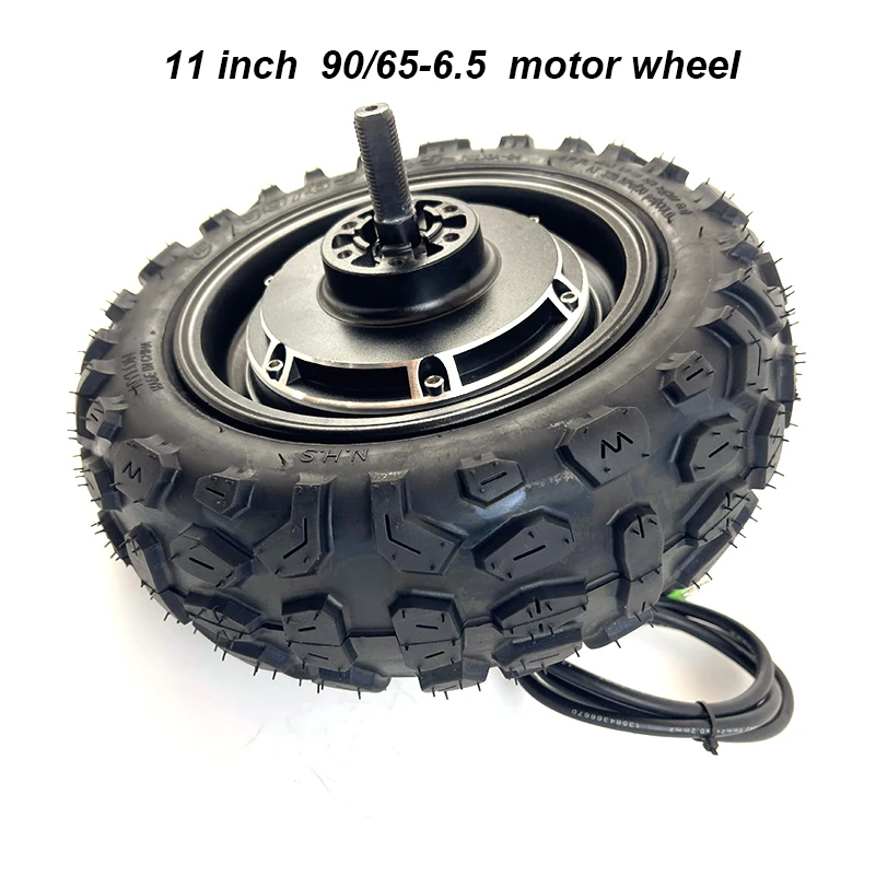 Electric Scooter 11 Inch 90/65-6.5 Vacuum Off-road Tire High Speed Motor Wheel 60V 1500W 2000W 2400W