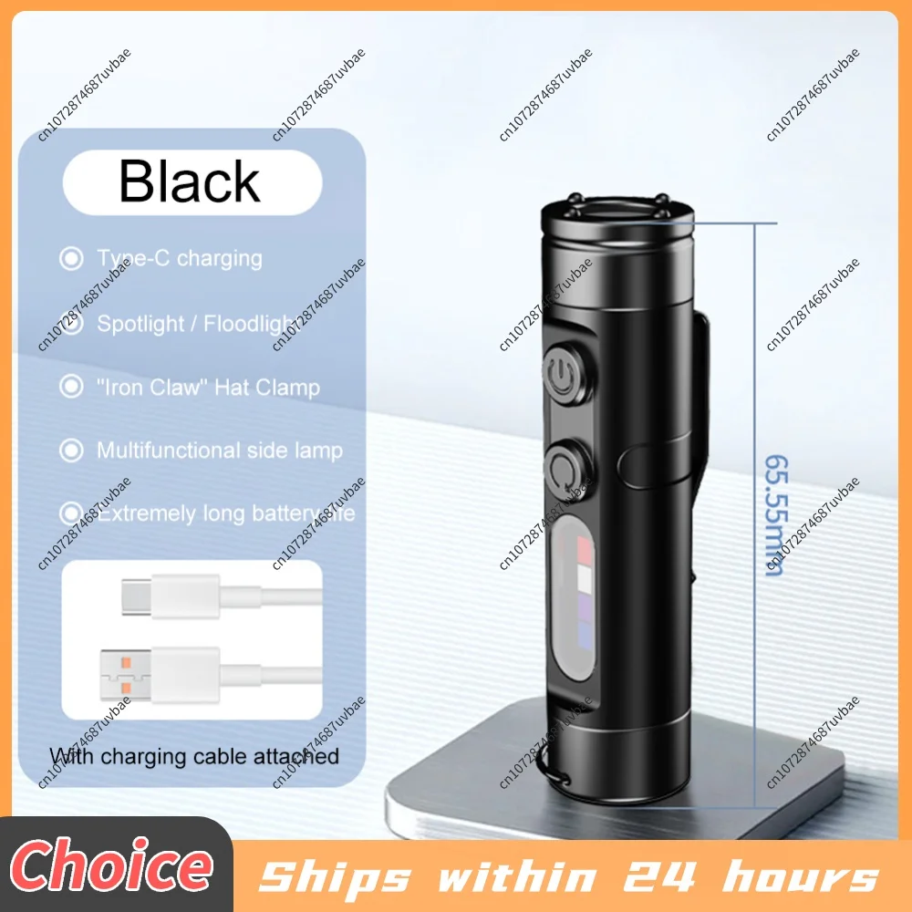 Rechargeable LED tactica Torch with 3 Modes Mini Camping Torch Super Bright Flashlight for Headlamp Outdoor Camping Emergencies