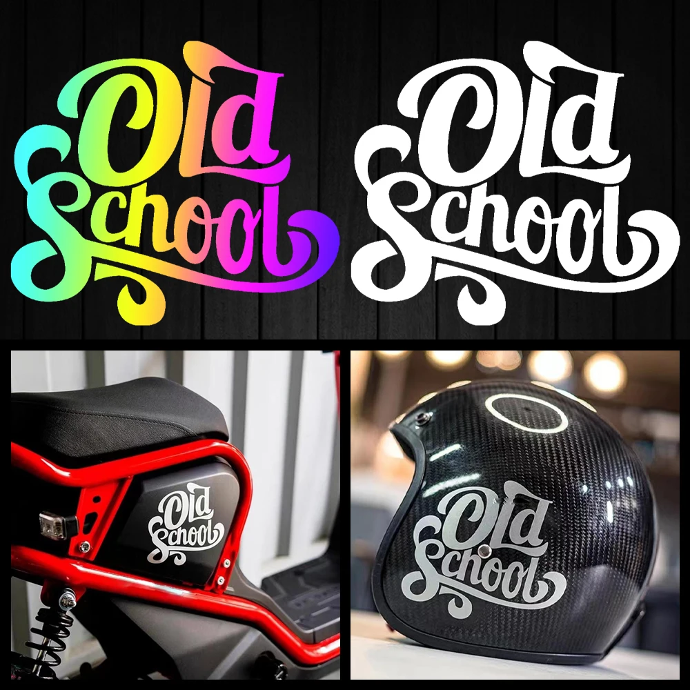 

Old School Retro Stickers Motorcycle Helmets Fuel Tank Body Decal Accessories Accesorios Para Moto For Yamaha R1 MT07 Tenere 700