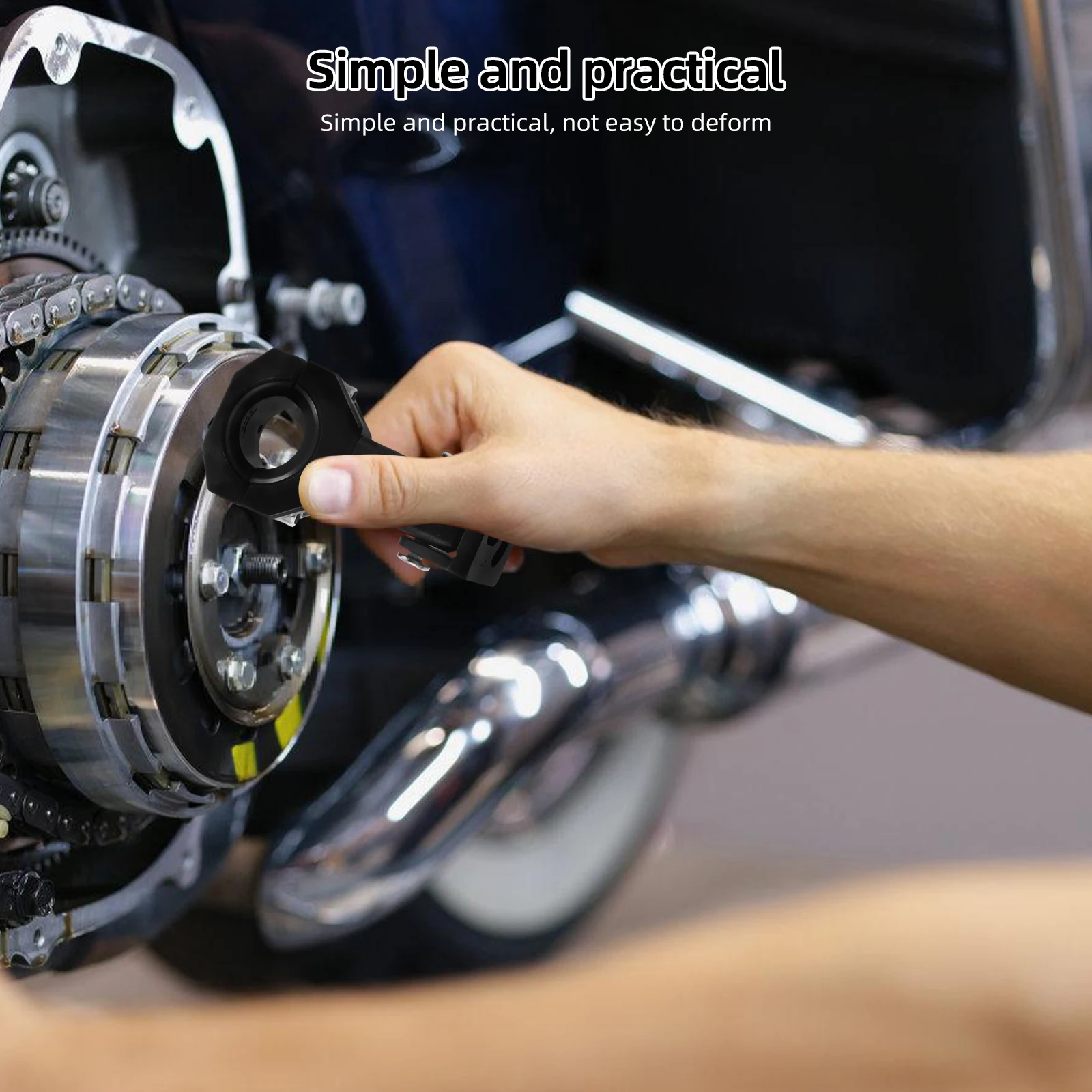 

Universal Motorcycle Light Mount Multi-Angle Adjustable Tube Clamp Bracket For Led Fog Light Spotlights Durable Off-Road Utv Atv