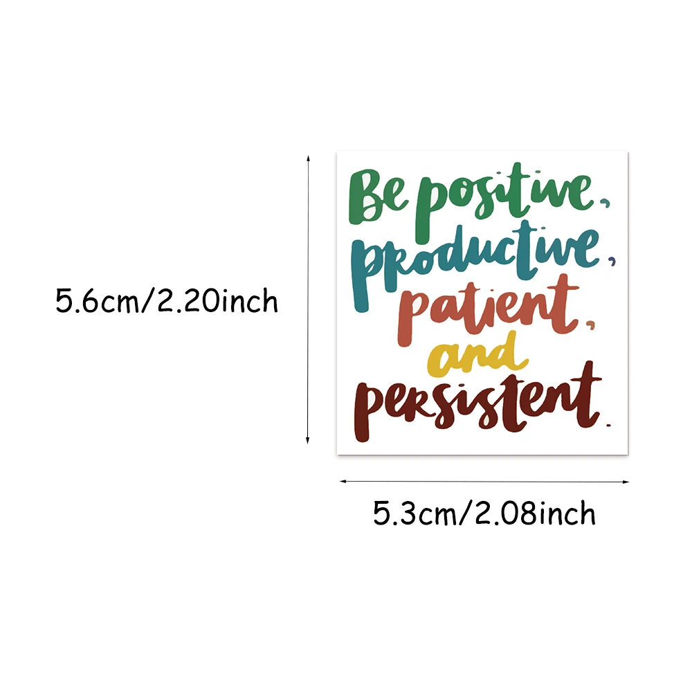 50PCS Creative English Label Slogans Graffiti Stickers DIY Luggage Skateboarding Motorcycle Waterproof Stickers