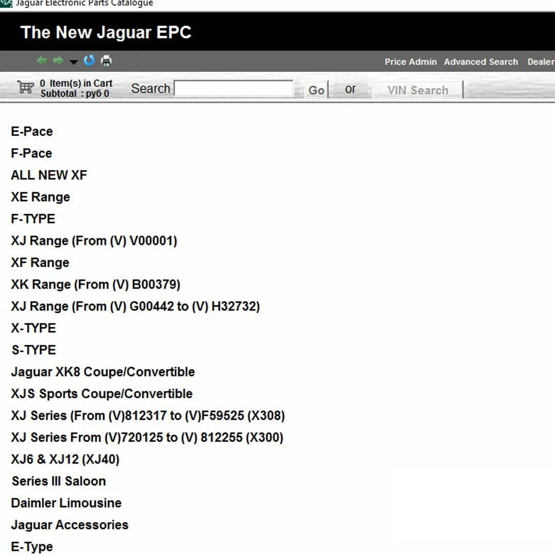

Каталог электронных запчастей для Jaguar 2013, схема технической информации/вывода WIS 2011, каталог электронных компонентов EPC