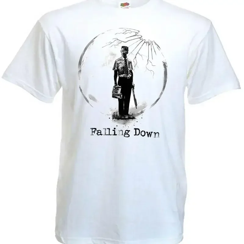 Falling Down v5 Michael Douglas T shirt movie poster white all sizes S 5XL