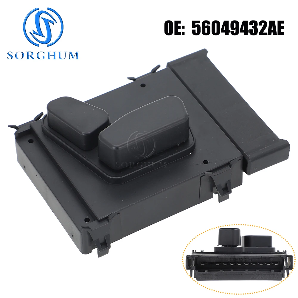 New Front Right Side Power Seat Control Switch 56049432AE for Chrysler 300 Town&Country Dodge Charger Jeep Cherokee 56049432AD