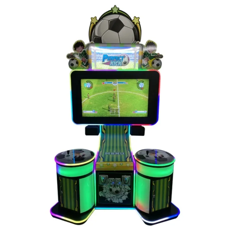 arcade joystick soccer game table coin operated football redemption game machine for 2 players