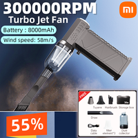 Xiaomi Violent Fan 300000RPM Powerful Air Blower Vacuum Dust Cleaner Strong Winds 58m/s Brushless Turbo Jet Blower Dry 2025New