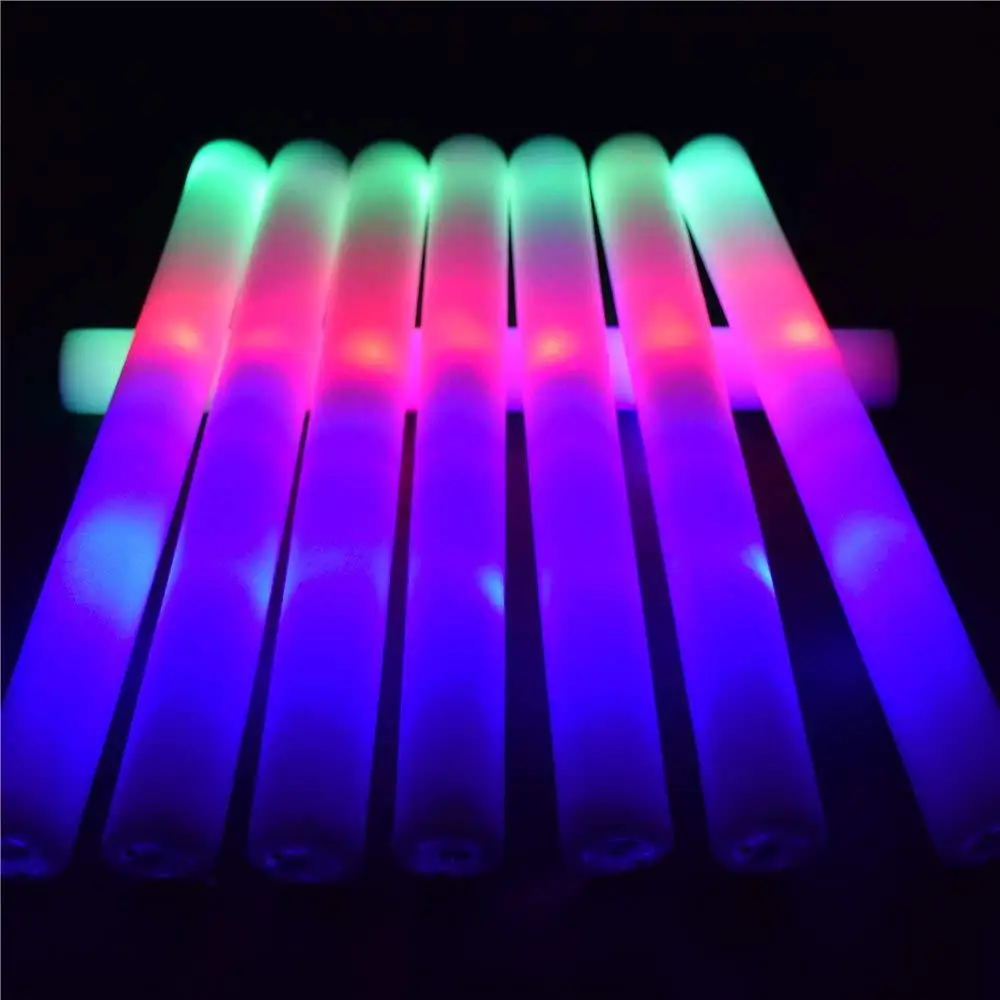 5 قطع من أعواد توهج LED متعددة الألوان 3 أوضاع متينة وعملية للمهرجانات والحفلات والمناسبات الليلية وعصي التوهج