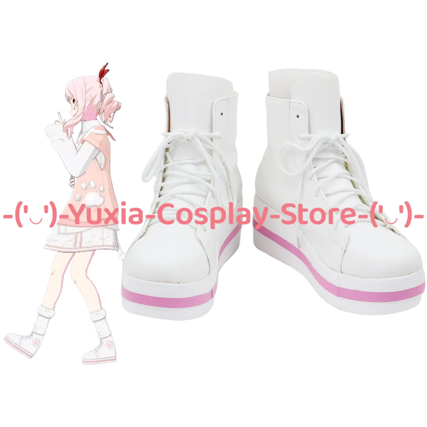 Yuxiacosplay! Projekt Sekai Akiyama Mizuki Cosplay Schuhe Anime Charakter Prop PU Leder Stiefel Halloween Karneval Party Kostüm
