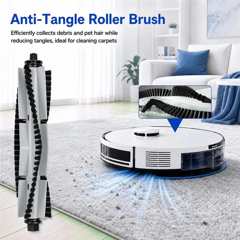 BAAO-For ILIFE A30s A30 Pro Omni Replacement Parts 18 Pack Robot Vacuum Accessories Kit