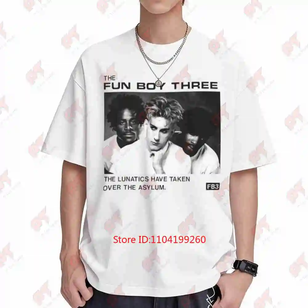 Fun Boy Three The Specials Madness Beat Yazoo Selecter Short Sleeve Tee 100% Cotton T-Shirt