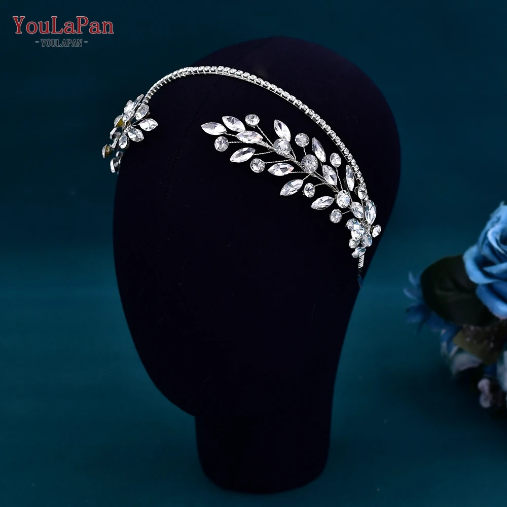 YouLaPan Wedding Headband Rhinestone Bridal Headpiece Wedding Hair Accessories Bride Hairband Woman Headdresses Jewelry HP531