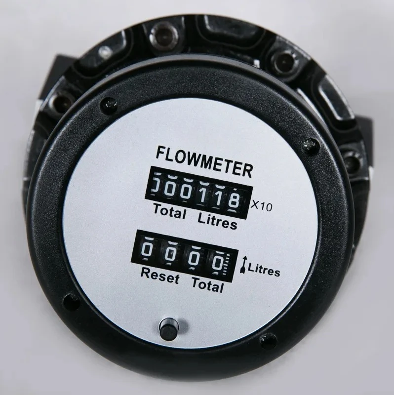 Mechanical Dial Code Oval Gear Flow Meter Measuring Instrument Flow Meter For Diesel Petrol Kero 1inch 1.5inch 2inch