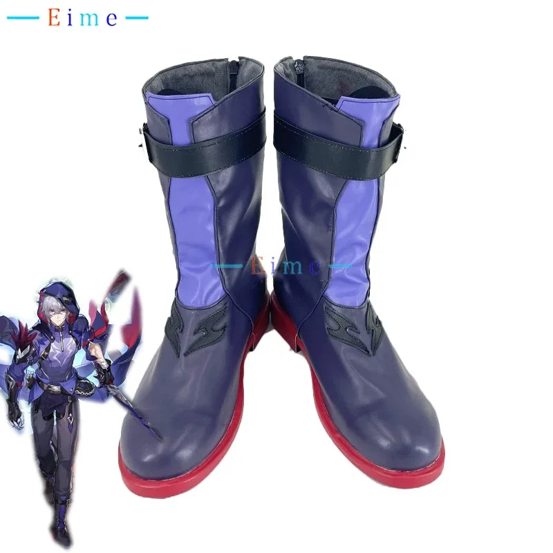 

Game Honkai Star Rail Moze Cosplay Shoes PU Leather Shoes Halloween Carnival Boots Props Custom Made