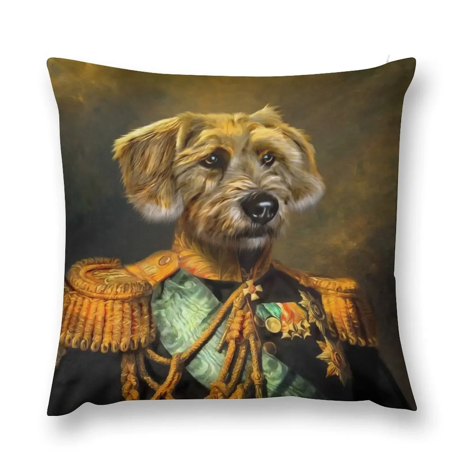 

Dog Portrait - Doogle Throw Pillow Sofa Covers For Living Room Luxury Cushion Cover pillow