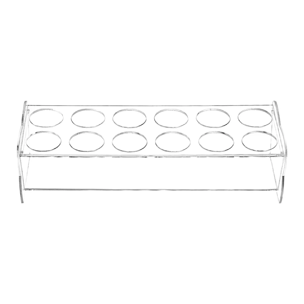 Acrylic Rectangular Vase with Transparent Body and 12 Holes to Allow Consistent For Flower Distribution in Centerpiece Building