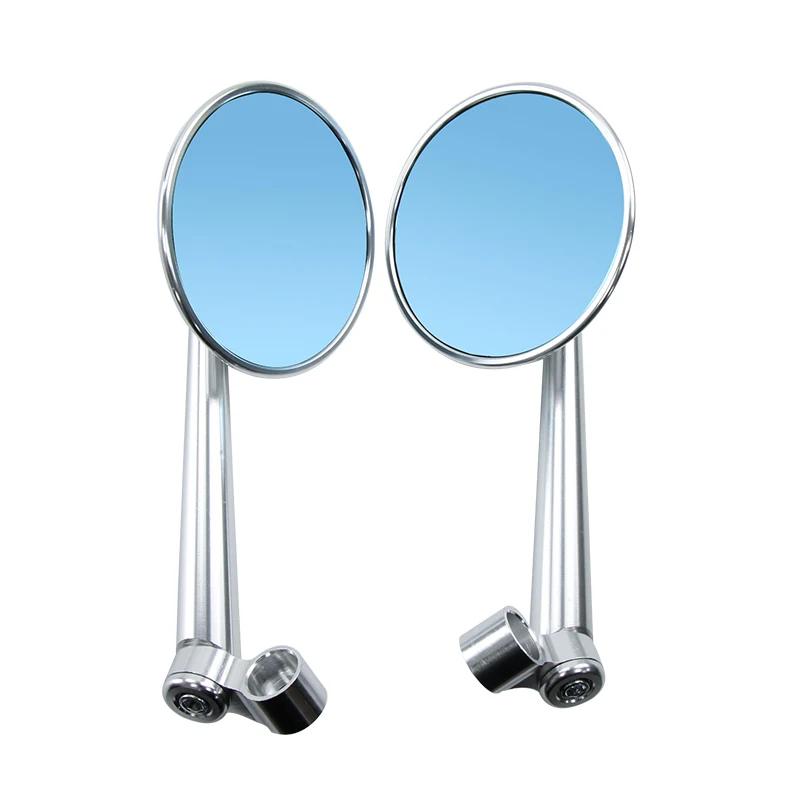 2Pcs/Pair Universial 8mm 10mm Motorcycle Mirror Scooter E-Bike Rearview Mirrors Electromobile Back Side Convex Mirror