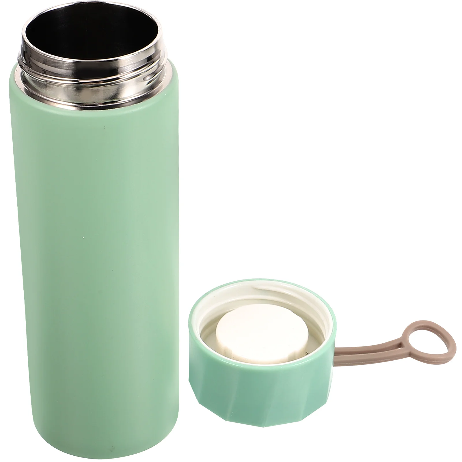 

Stainless Steel Vacuum Insulation Cup 300ml Green Color for Kids Portable Lightweight Travel Drinks Mug Thermal Bottle