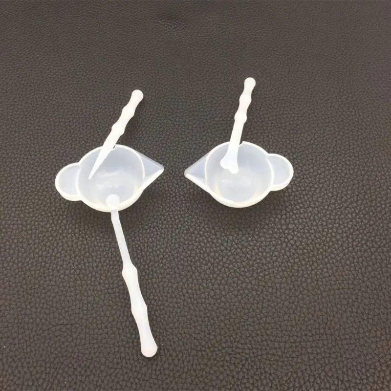 Pouring Cup Silicone Cups Stir Sticks Spoon Scraper for Epoxy Resin Mixing Mold