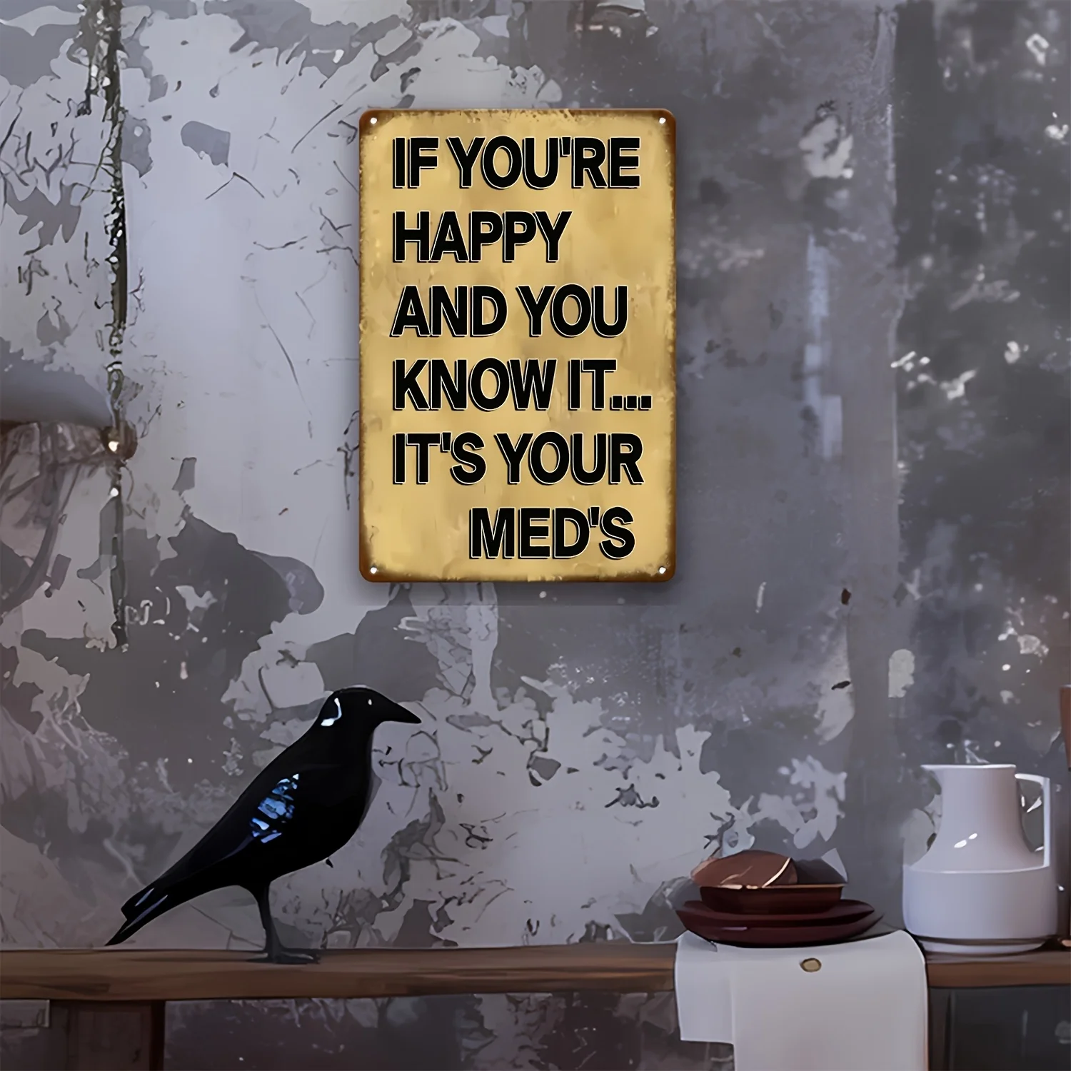 Vintage Style Metal Sign 