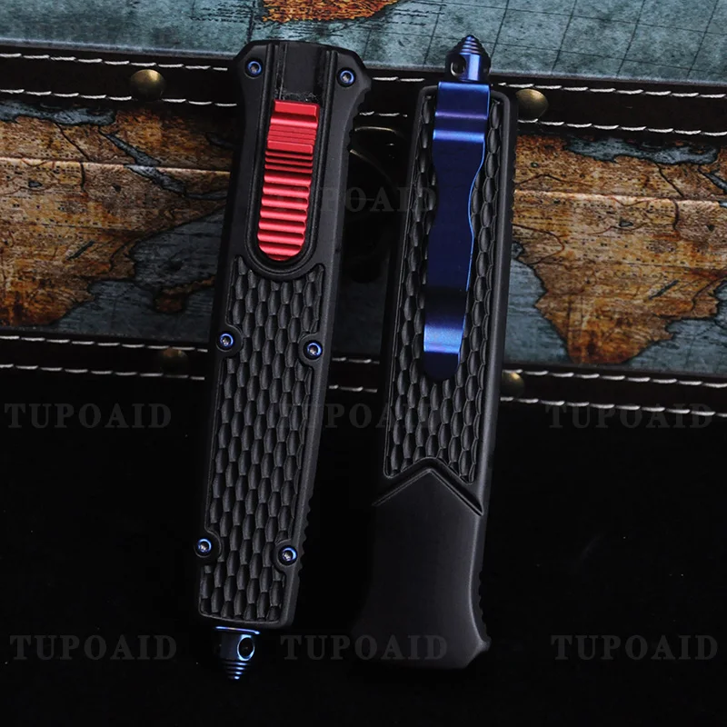 

Ножи BM838 OTF TECH с покрытием Stonewashed, сталь D2/Дамасская сталь, рукоять из алюминия с ЧПУ, для кемпинга и туризма, карманные ножи TECH, универсальные инструменты EDC