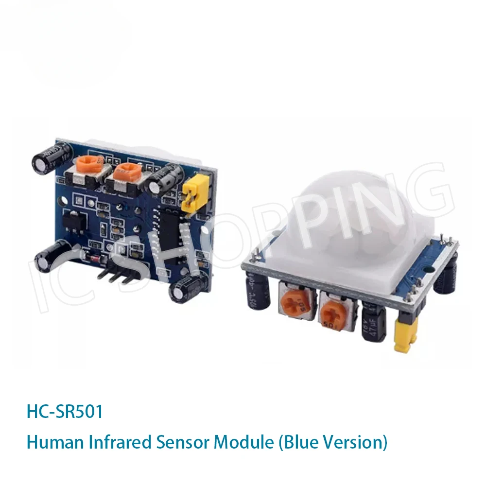 20PCS HC-SR501 HC-SR505 IR Pyroelectric Human Infrared Mini PIR Module Motion Sensor Detector Module Body Inductive Switch