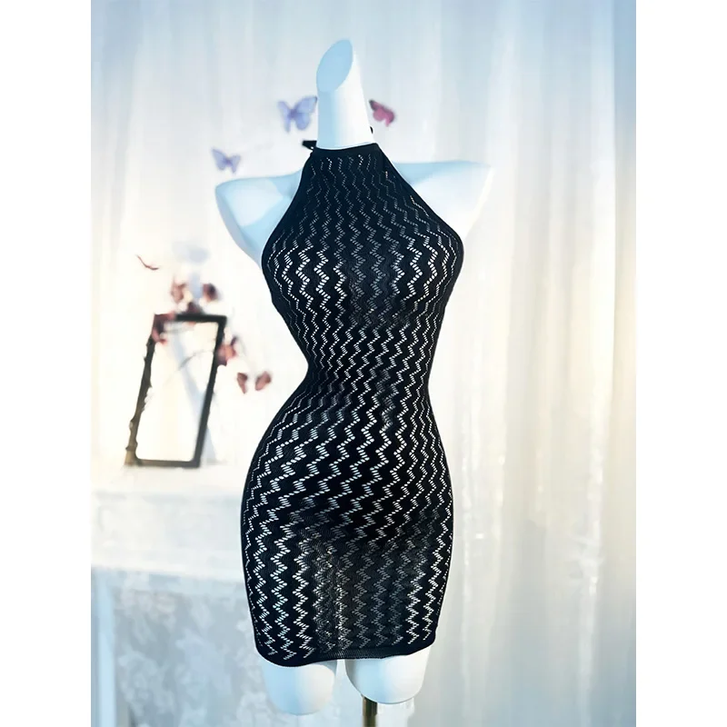 Women  Fishnet Cover Up Without Bikini Hollow Out Bodycon Dress See Through Beachwear Summer Women's Swimwear