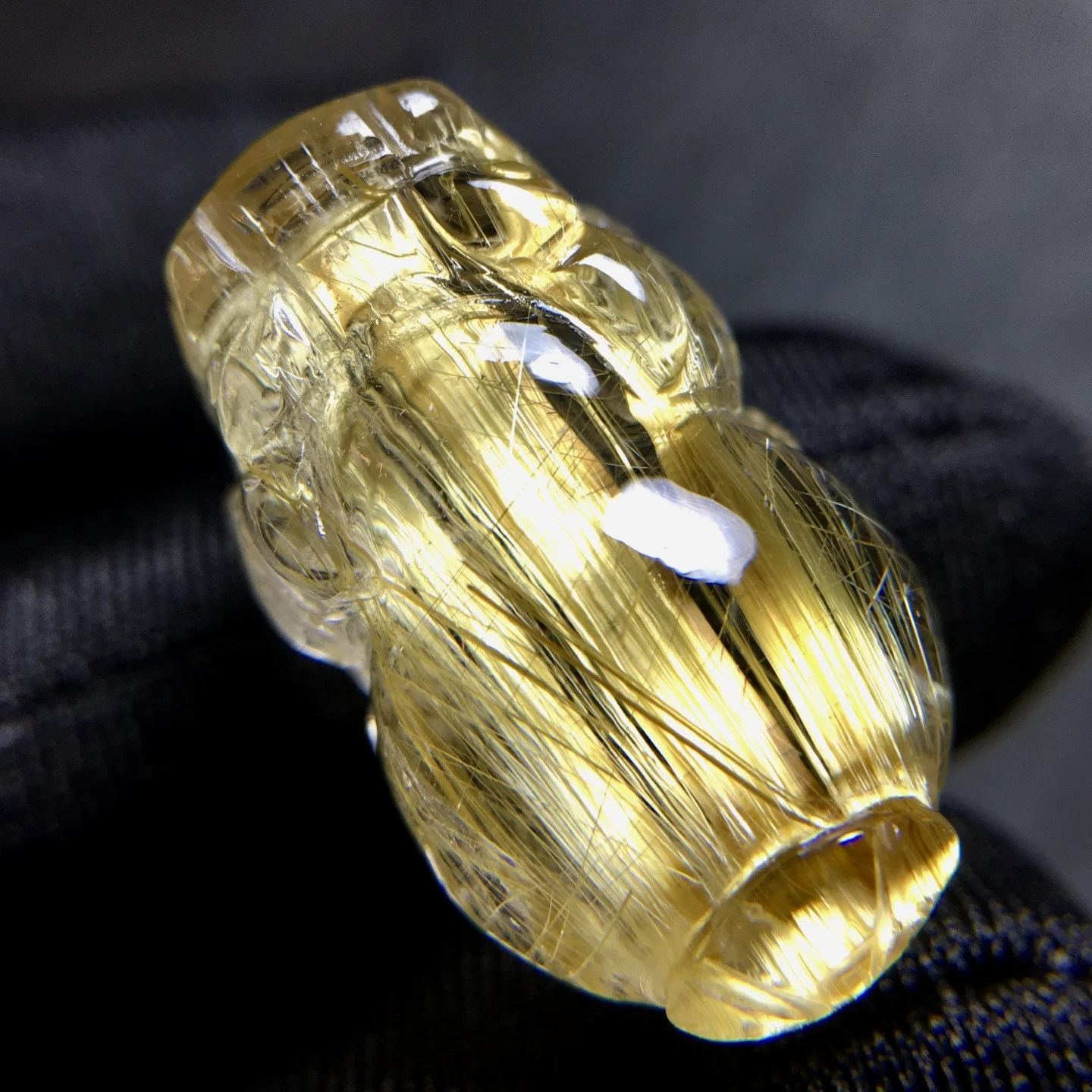 

Natural Gold Rutilated Quartz Pendant Rutilated Quartz Jewelry 23*13.712mm Pi Xiu Flower Love Women Brazil AAAAAAA