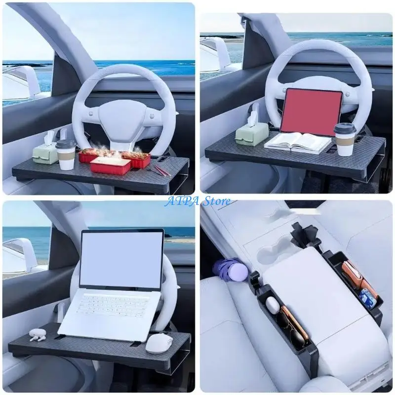 U13C Steering Wheel Desk Board for Parked Car Tasks and Lunch Breaks