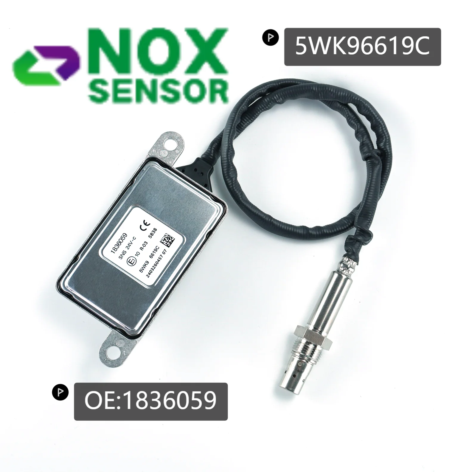 5WK96619C 2011648 1793378 1836059 6PN358186071 Nitrogen Oxygen Sensor 24V For DAF Truck Nox Sensor