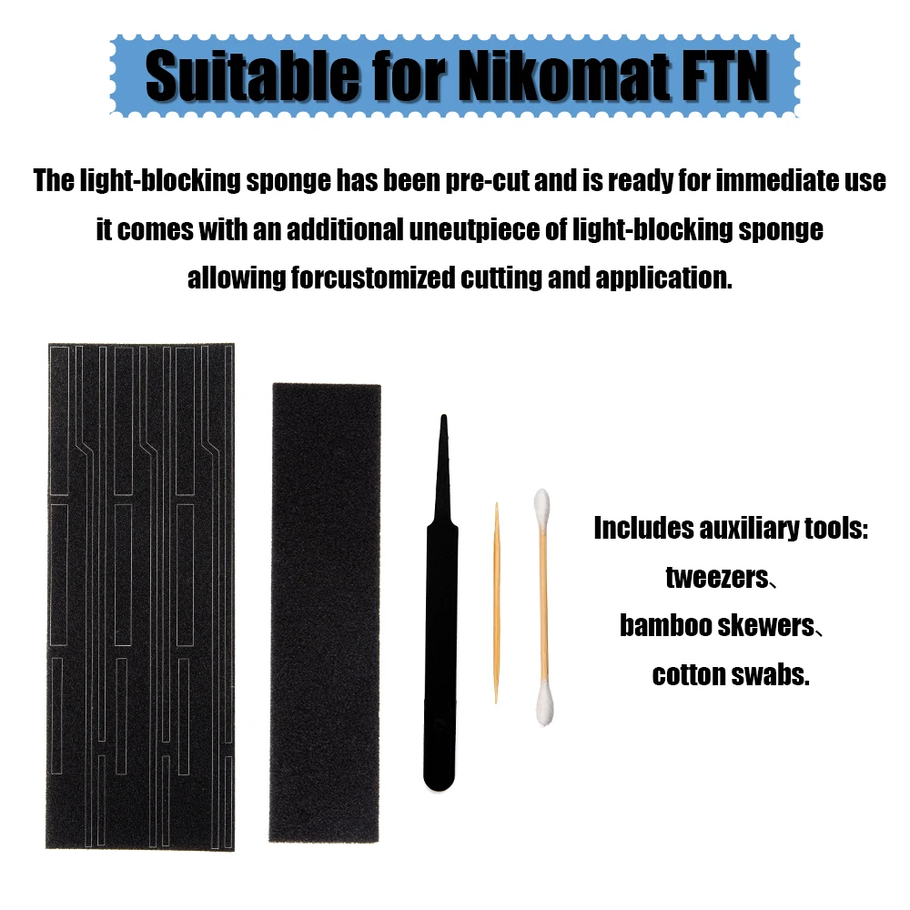 ضوء مانعة للتسرب الإسفنج رغوة عالية الكثافة ل Nikkormat FTN ضوء برهان ختم رغوة الإسفنج فيلم كاميرا إصلاح أطقم الملحقات #4