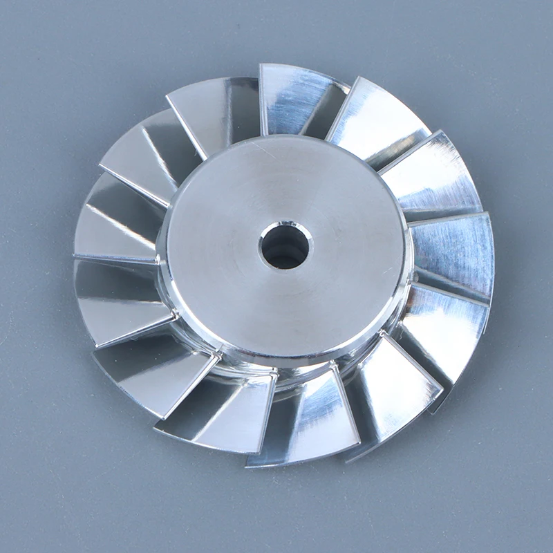 1PCS Aluminum Hair Dryer Parts 27mm Fan Blade Impeller CNC Machined High Precision Impeller Repair Accessory