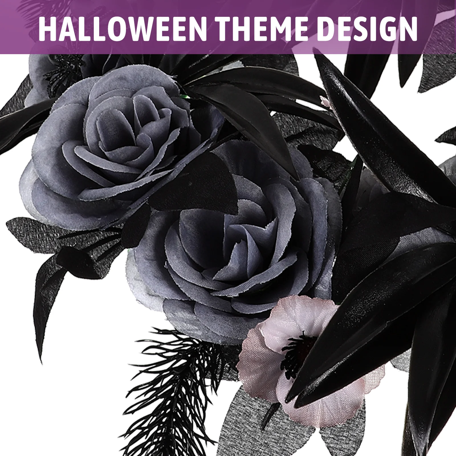 

Spooky Eyeball Front Door Decor Halloween For Home Gothic Skull Wreath Halloween Party Supplies Outdoor Decoration Fake